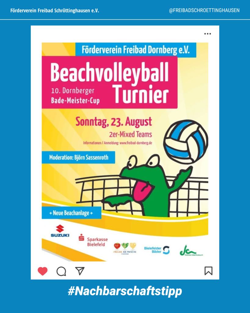 2026 08 23 #nachbarschaftstipp Bade Meister Cup