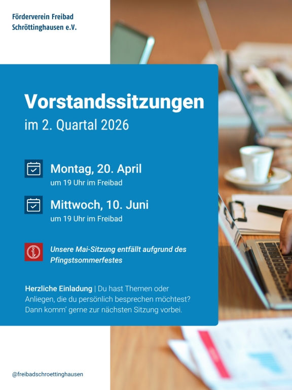 2026 Q2 Vorstandssitzungen