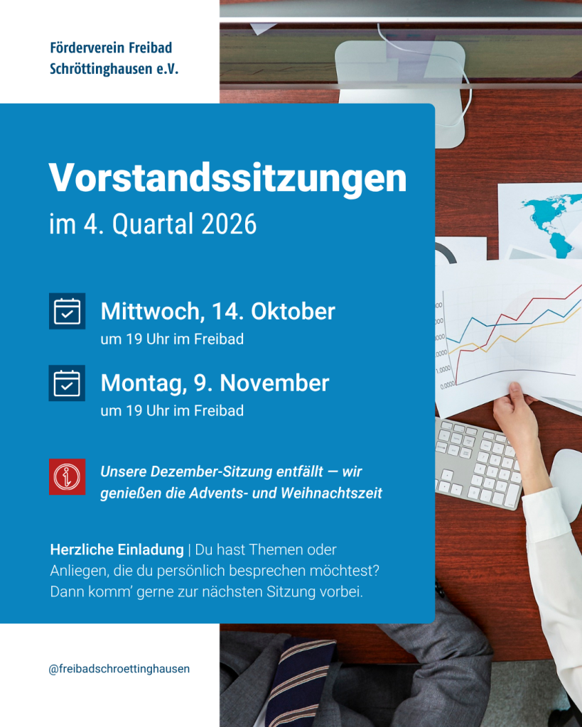 2026 Q4 Vorstandssitzungen