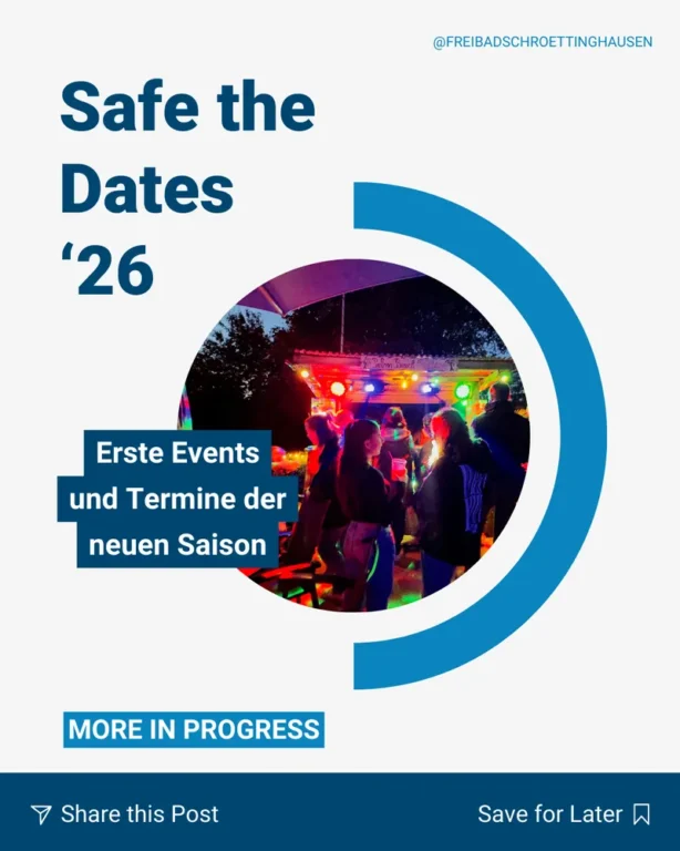 Save The Dates 2026
